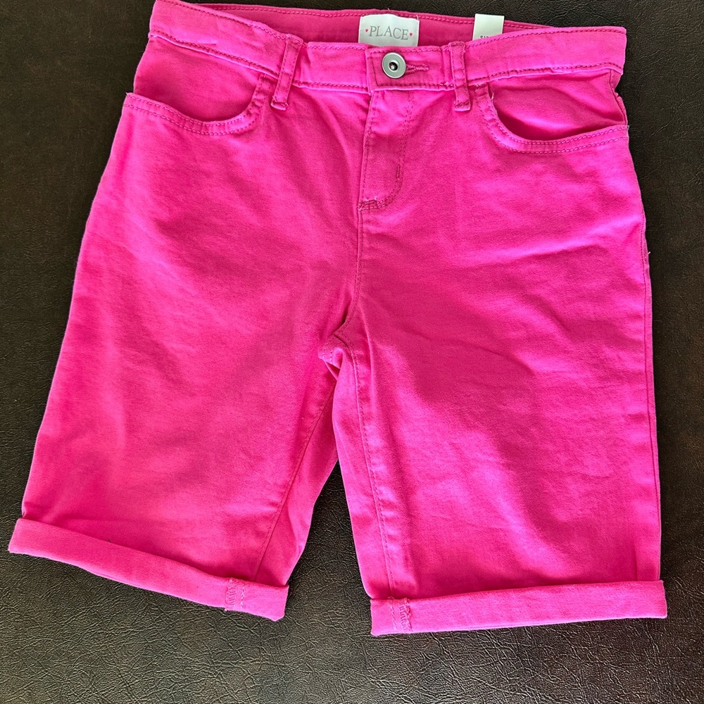 The Children's Place Pink Casual Bermuda Shorts